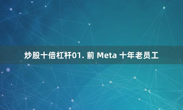 炒股十倍杠杆01. 前 Meta 十年老员工